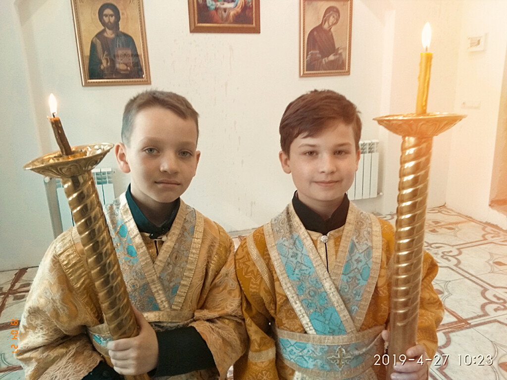 27 апреля в Свято-Касперовском храме освятили помещение малого храма в честь св. Иоанна Воина.